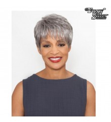 Foxy Silver Synthetic Wig - STELLA