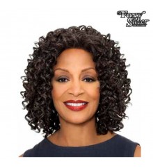 Foxy Silver Synthetic Lace Wig - KERRY