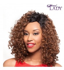 Foxy Lady Synthetic Natural J Part Lace Wig - THANDI