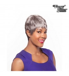 Foxy Silver Synthetic Wig - AUDRA