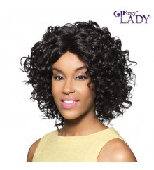 Foxy Lady Synthetic Natural J Part Lace Wig - LELA