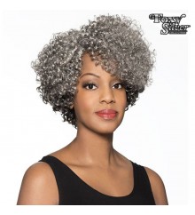 Foxy Silver Synthetic Natural J Part Lace Wig - MARJORIE