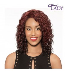 Foxy Lady Synthetic Natural J Part Lace Wig - VALENCIA