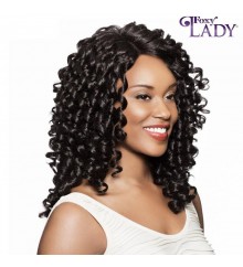 Foxy Lady Synthetic Natural J Part Lace Wig - ROZETTA