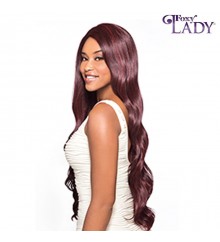 Foxy Lady Synthetic Natural J Part Lace Wig - 10845 KINA