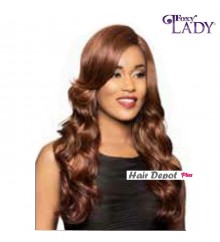 Foxy Lady Synthetic Hair Full Cap Wig - 10879 EBONY