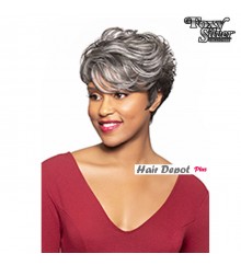 Foxy Silver Synthetic Wig - 10880 GWENDOLYN