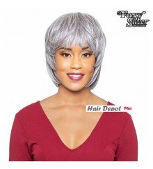 Foxy Silver Synthetic Wig - 10896 EVETTE