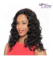 Foxy Lady Human Hair Natural J Part Lace Wig - H/H LUELLA