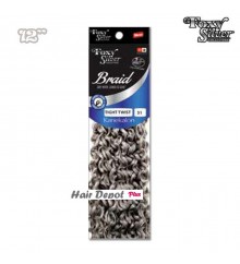 Foxy Silver Synthetic Hair TIGHT TWIST 12 Braid - 14633