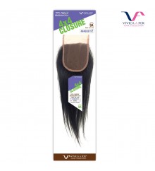 Vivica A Fox 4X4 Brazilian Natural Straight Closure - 4X4CLST12