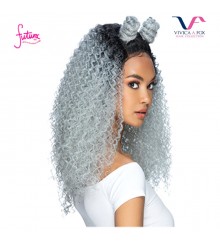 Vivica A Fox Natural Baby Invisible Omega Part Swiss Lace Front Wig - AUBREE