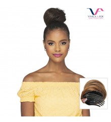 Vivica A Fox NATURAL C CURL BUN WITH CLIP IN PLASTIC COMB - BN-SWIRL