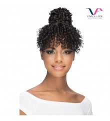 Vivica A Fox Synthetic Bang and Bun - DAHLIA