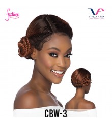 Vivica A Fox Natural Baby Invisible Side Part Swiss Lace Front Wig - CBW-3