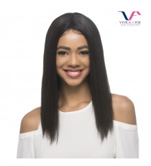 Vivica A Fox Remi Human Hair Natural Baby Invisible Center Part Lace Front Wig - CECIL