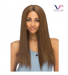 Vivica A Fox Natural Baby Invisible Deep Center Part Lace Front Wig - HAVANA