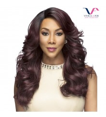 Vivica A Fox Synthetic Swiss Lace Front Wig - HONEY