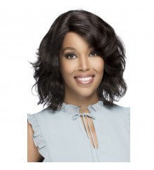 Vivica A Fox Remi Hair Natural Brazilian Swiss Lace Front Wig - KACEY