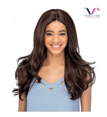 Vivica A Fox Natural Baby Invisible Center Part Lace Front Wig - LENORA