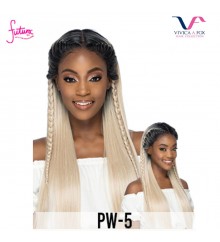 Vivica A Fox Natural Baby Swiss Lace Front Plaited Wig - PW-5