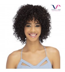 Vivica A Fox Natural Brazilian Remi Human Hair Swiss Lace Front Wig - SHAD