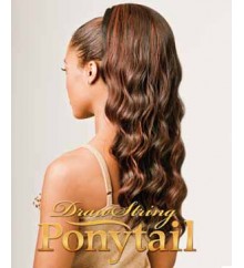 NEW BORN FREE Synthetic Drawstring Ponytail: 0325  MONICA D/S