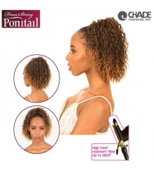 New Born Free Synthetic Drawstring Ponytail - 0378 CHERRY