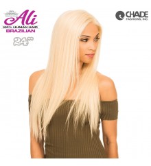 Ali 10A 100% Human Hair Remi Brazilian Full Lace Front Wig Straight 24 (hair length 18) - A10AFS24