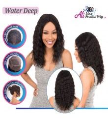 Ali Brazilian Remi Human Hair 7A 360 Frontal Lace Wig 18 - Water Deep