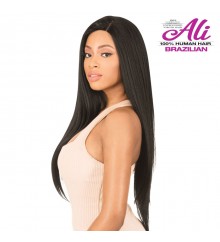 Ali Brazilian Remi Human Hair 9A 360 Frontal Lace Wig 20 - Straight