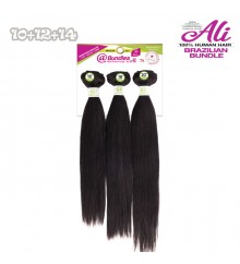 Ali @ 7A Brazilian Bundle 3pcs - Straight 10+12+14