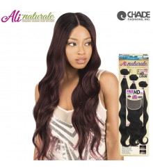 Ali Naturale Body Wave 18.20.22 +HD 4X4 Closure - AN344D5