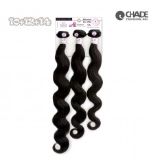 ALI Brazilian Bundle 3pcs- Body Wave 10+12+14 (Natural Black)