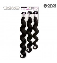 ALI Brazilian Bundle 3pcs- Body Wave 12+14+16 (Natural Black)