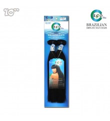 Eco blue 100% Brazilian Human Hair Weaving 10