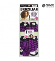 New Born Free Human Hair Blend Remi Touch 6pcs - Tais Curl 8.10.12.14+Top Closure & Bang