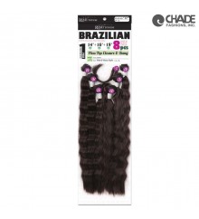 New Born Free Human Hair Blend Remi Touch Brazilian 8pcs Wet & Wavy Style