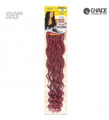 AMOUR Natty Wavy Box Braids Loose Wavy Tips 24 - NBWL24