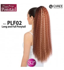 New Born Free Synthetic Drawstring Long and Full Ponytail - PLF02