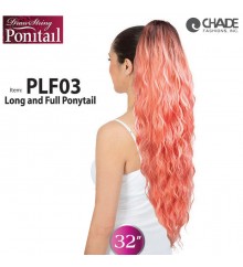 New Born Free Synthetic Drawstring Long and Full Ponytail - PLF03