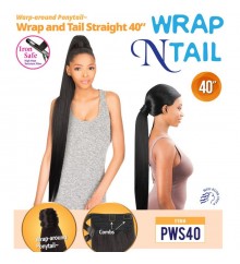 New Born Free Warp N Tail Straight 40 - PWS40