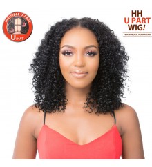 Its a Wig 100% Natural Human Hair HH U Part Wig - DEEP WAVE