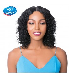 Its a Wig Brazilian Human Hair Swiss Lace Front Wig - HH WET N WAVY MIRROR