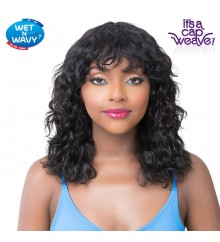 Its a Wig Human Hair Wig - HH WET N WAVY NATURAL DEEP WATER 16