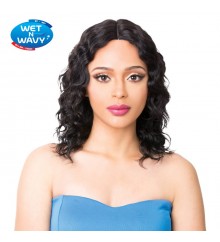 Its a Wig Brazilian Human Hair Swiss Lace Front Wig - HH WET N WAVY TRULY