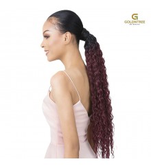 Its a Wig Goldntree Synthetic WRAP PONY FRENCH WAVE 24