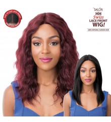 Its a Wig Salon Remi Natural Human Hair Swiss Lace Front Wig - Wet N Wavy PACIFIC WAVE