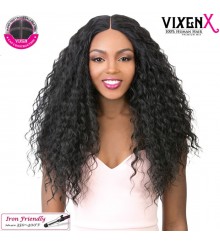 Its A Wig Human Hair Blend Lace Front Wig - VIXEN X NEO FRENCH WAVE