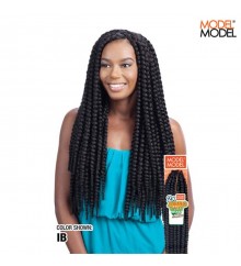 Model Model Synthetic Hair Crochet Braids 2X Jumbo Twist Braid